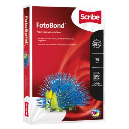 AbaCCO Papel Scribe FotoBond Oficio Blanco 75 C 500